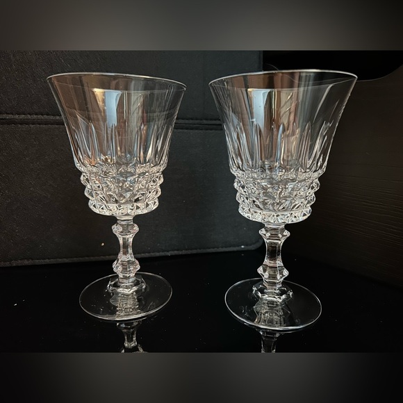 Cristal d’Arques Other - Cristal d’Arques Villandry Pattern Wine Glasses | Set of 2